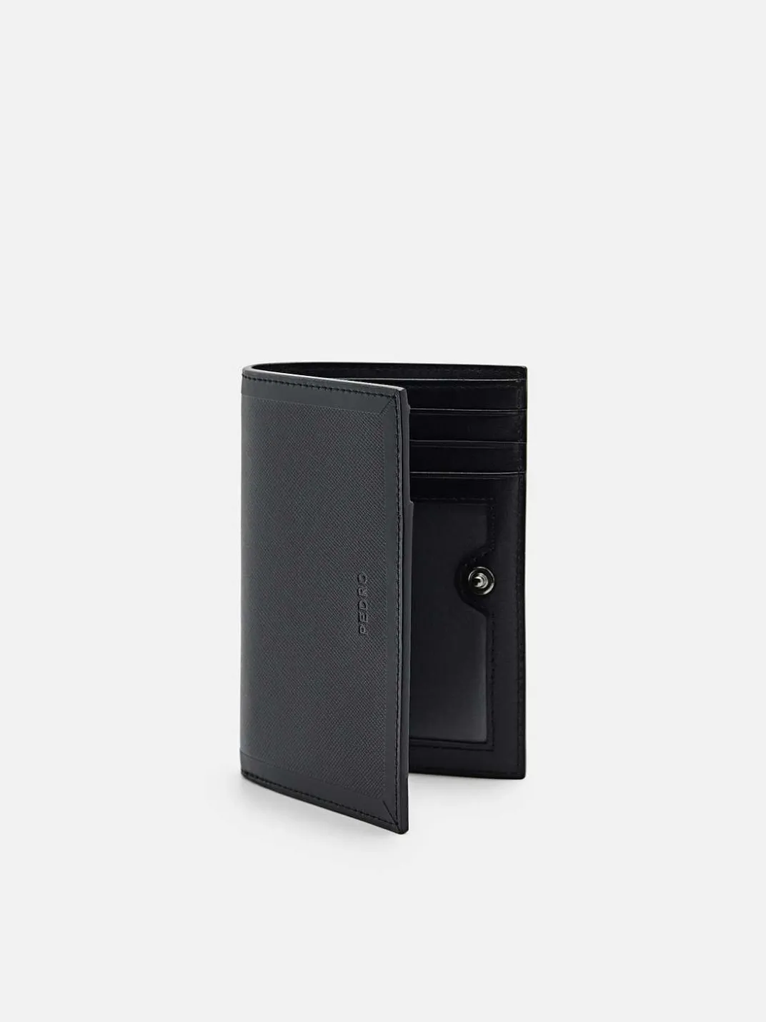 Leather Bi-Fold Card Holder With Lanyard<PEDRO Best