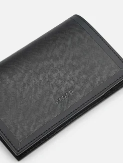 Leather Bi-Fold Card Holder With Lanyard<PEDRO Best