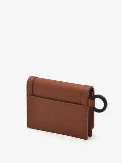 Leather Bi-Fold Card Holder With Key Ring<PEDRO Outlet
