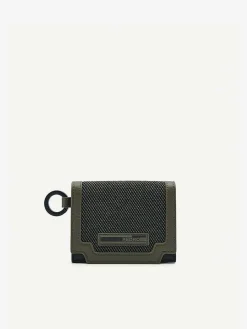 Leather Bi-Fold Card Holder With Key Ring<PEDRO Clearance