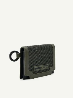 Leather Bi-Fold Card Holder With Key Ring<PEDRO Clearance