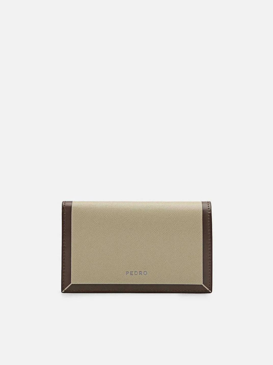Leather Bi-Fold Card Holder With Lanyard<PEDRO Clearance
