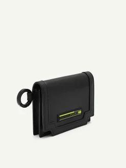 Leather Bi-Fold Card Holder With Key Ring<PEDRO Outlet