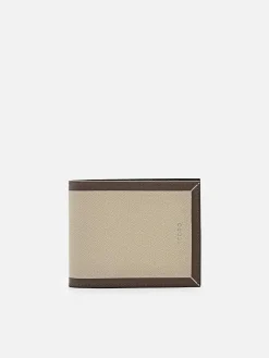 Leather Bi-Fold Coin Wallet<PEDRO Hot