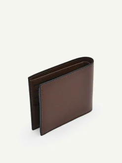 Leather Bi-Fold Coin Wallet<PEDRO Clearance