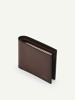 Leather Bi-Fold Coin Wallet<PEDRO Clearance