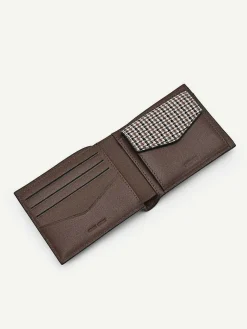 Leather Bi-Fold Coin Wallet<PEDRO Clearance