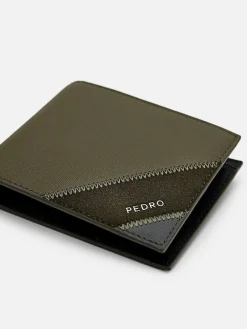Leather Bi-Fold Coin Wallet<PEDRO New