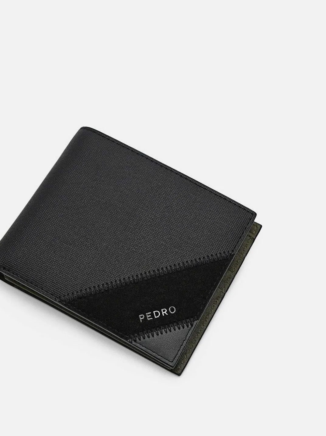 Leather Bi-Fold Coin Wallet<PEDRO Discount