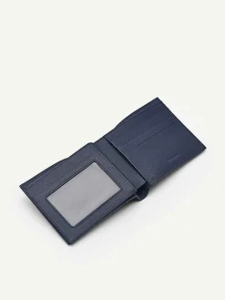 Leather Bi-Fold Flip Wallet<PEDRO New
