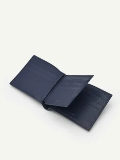 Leather Bi-Fold Flip Wallet<PEDRO New