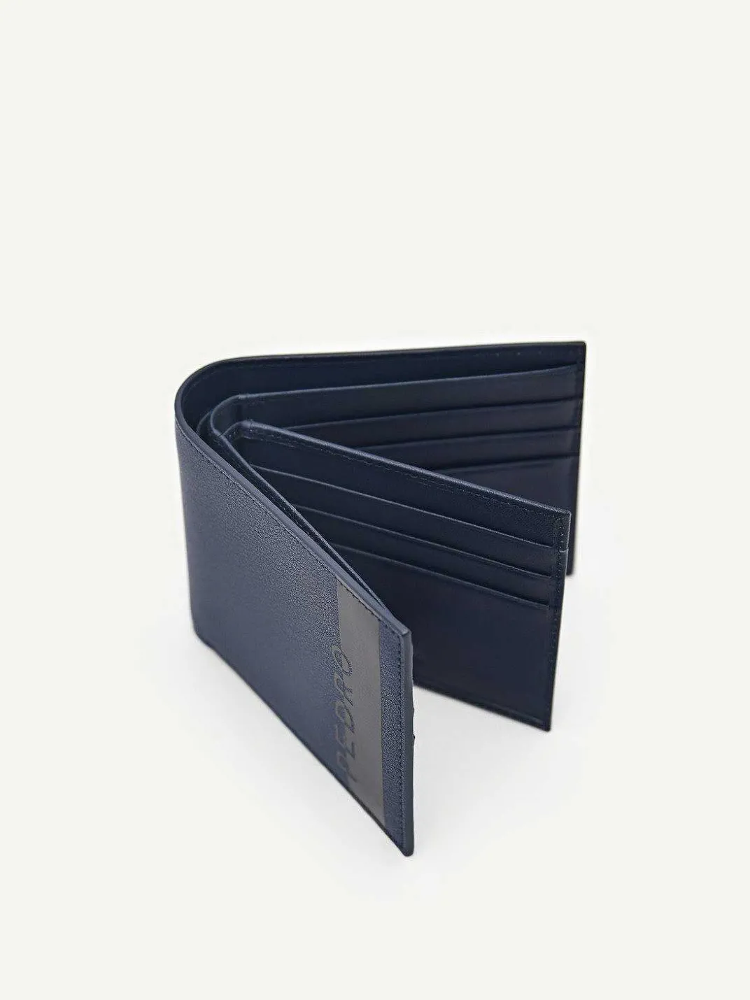 Leather Bi-Fold Flip Wallet<PEDRO New