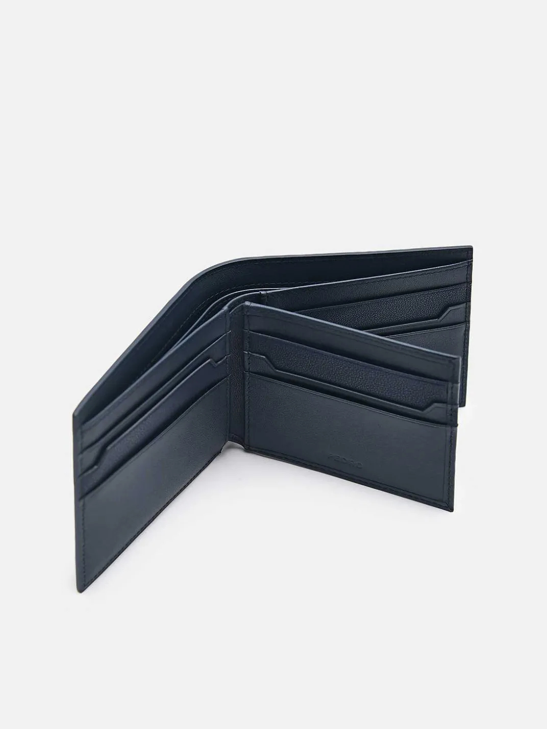 Leather Bi-Fold Flip Wallet<PEDRO