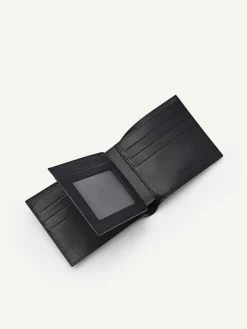 Leather Bi-Fold Flip Wallet<PEDRO