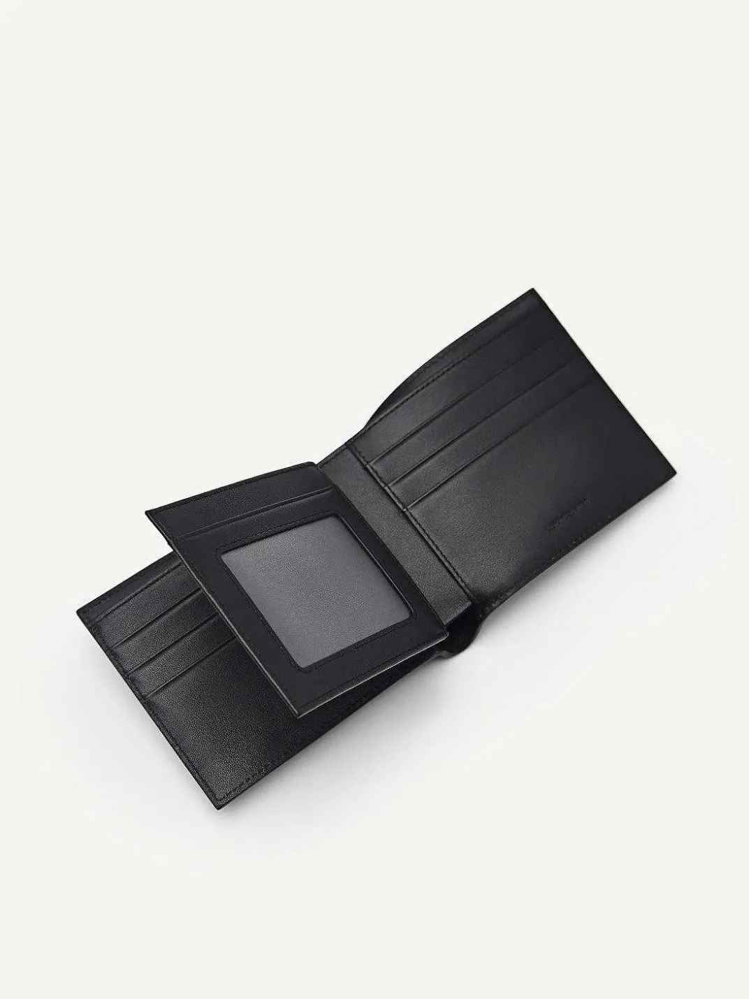 Leather Bi-Fold Flip Wallet<PEDRO