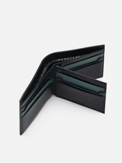 Leather Bi-Fold Flip Wallet<PEDRO Sale