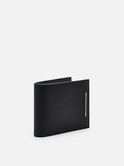 Leather Bi-Fold Flip Wallet<PEDRO Sale
