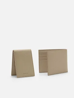 Leather Bi-Fold Insert Wallet<PEDRO New