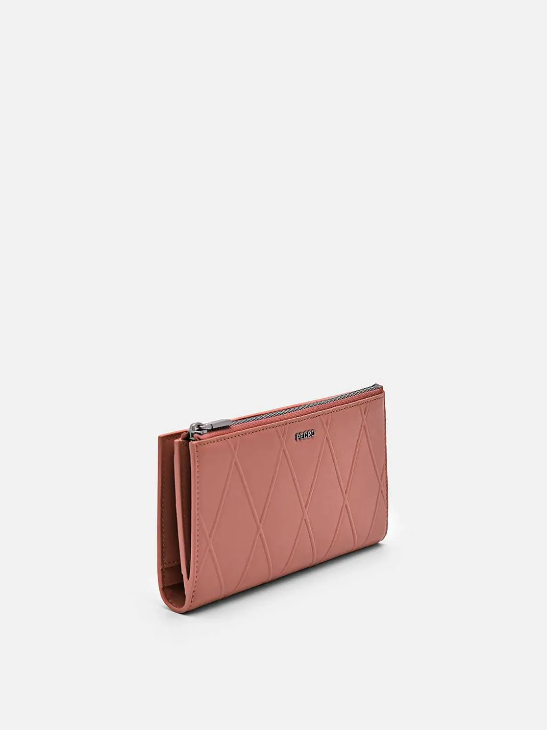 Leather Bi-Fold Long Wallet<PEDRO Best