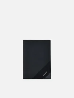 Leather Bi-Fold Passport Holder<PEDRO