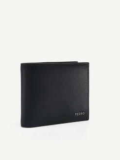 Leather Bi-Fold Wallet With Coin Pouch<PEDRO Clearance