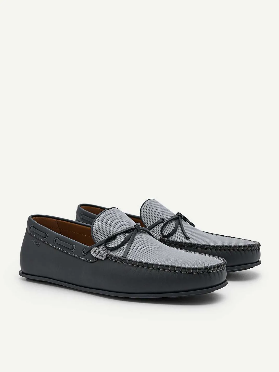 Leather Bow Driving Shoes<PEDRO Online