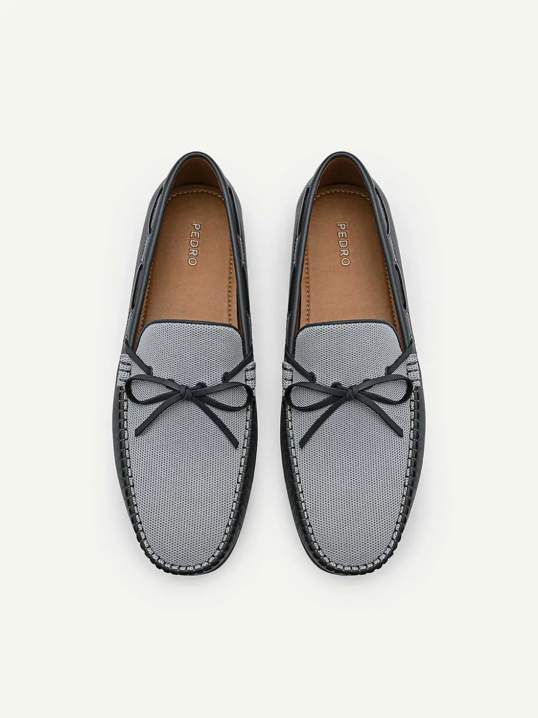 Leather Bow Driving Shoes<PEDRO Online