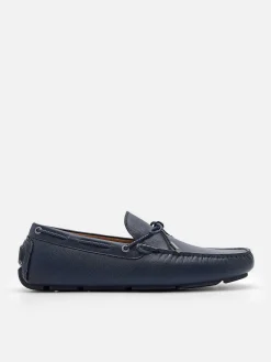 Leather Bow Driving Shoes<PEDRO Discount