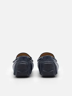 Leather Bow Driving Shoes<PEDRO Discount