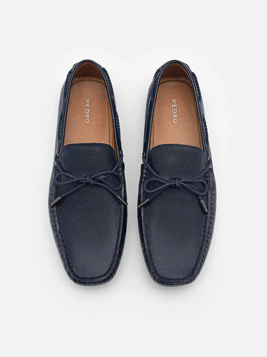 Leather Bow Driving Shoes<PEDRO Discount