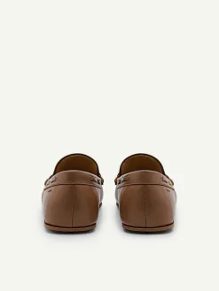 Leather Bow Driving Shoes<PEDRO