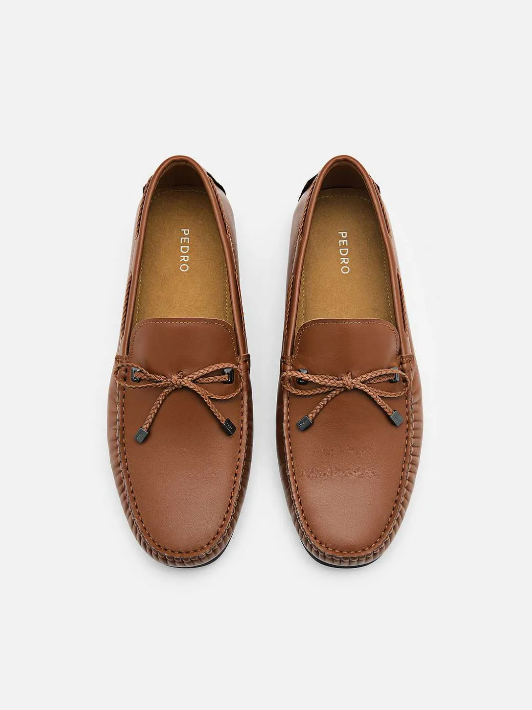Leather Bow Driving Shoes<PEDRO Online