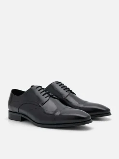 Leather Brogue Derby Shoes<PEDRO