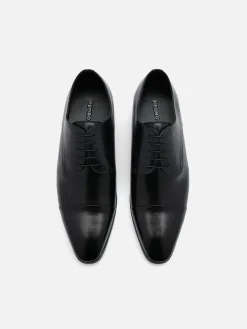 Leather Brogue Derby Shoes<PEDRO