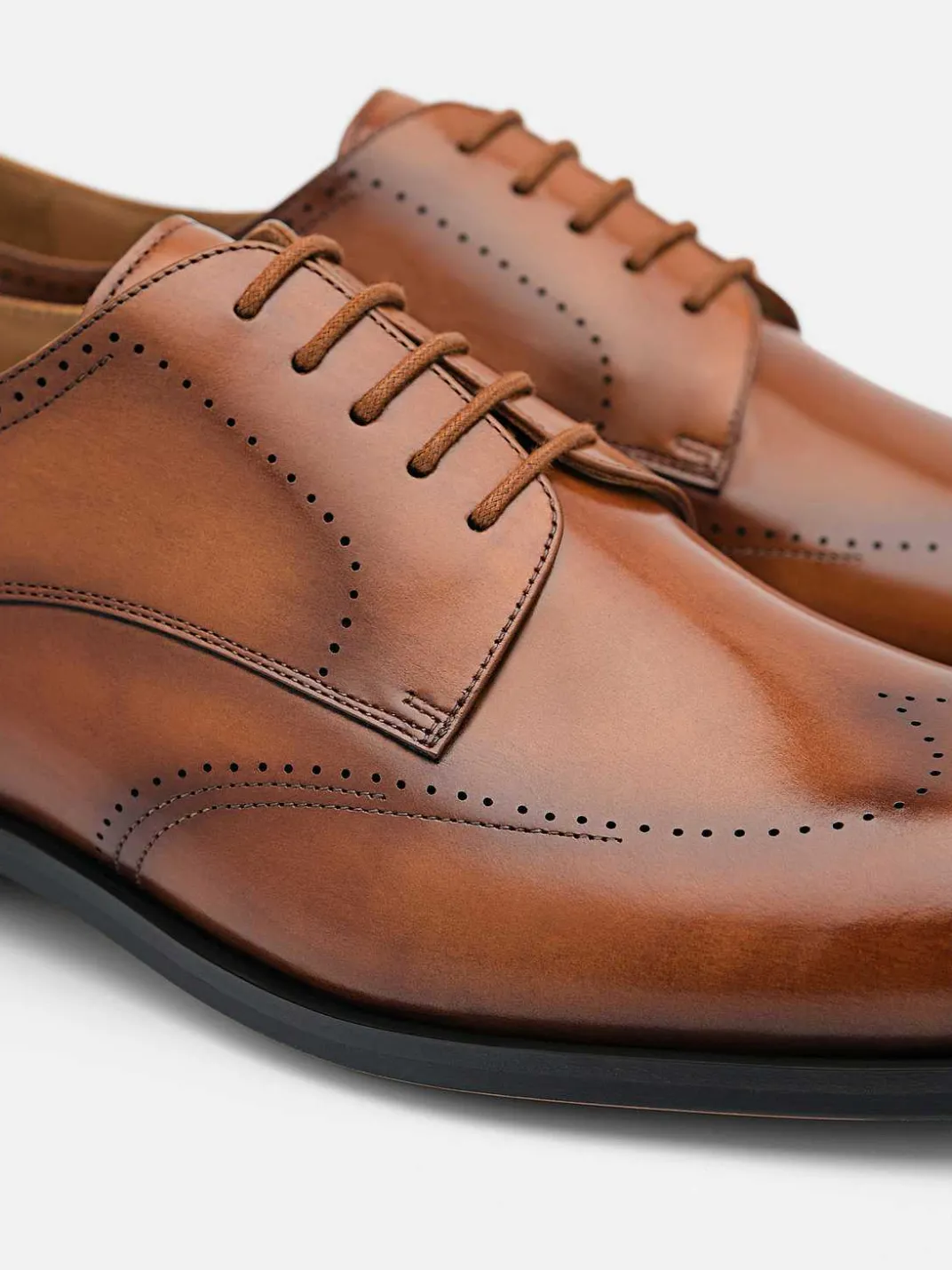 Leather Brogue Derby Shoes<PEDRO Online