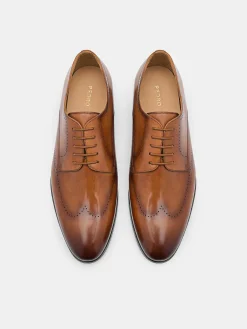 Leather Brogue Derby Shoes<PEDRO Online