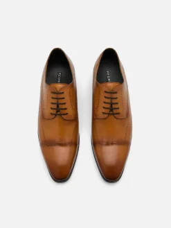 Leather Brogue Derby Shoes<PEDRO Outlet