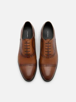 Leather Brogue Oxford Shoes<PEDRO Clearance