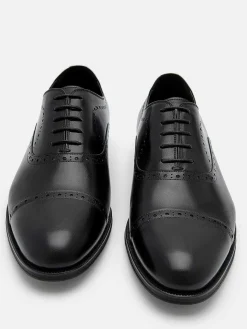 Leather Brogue Oxford Shoes<PEDRO Sale