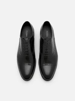 Leather Brogue Oxford Shoes<PEDRO Sale