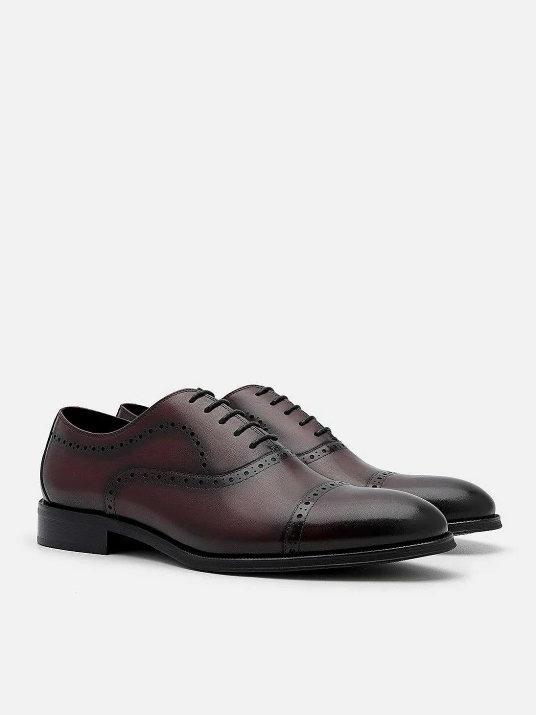 Leather Brogue Oxford Shoes<PEDRO New