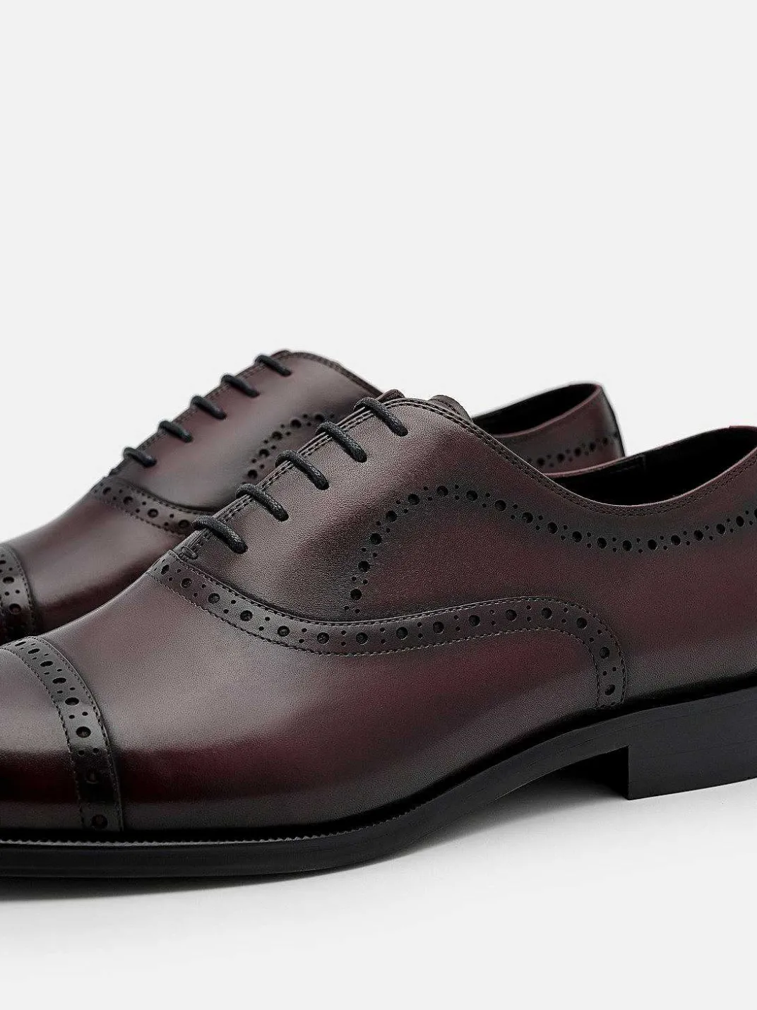 Leather Brogue Oxford Shoes<PEDRO New