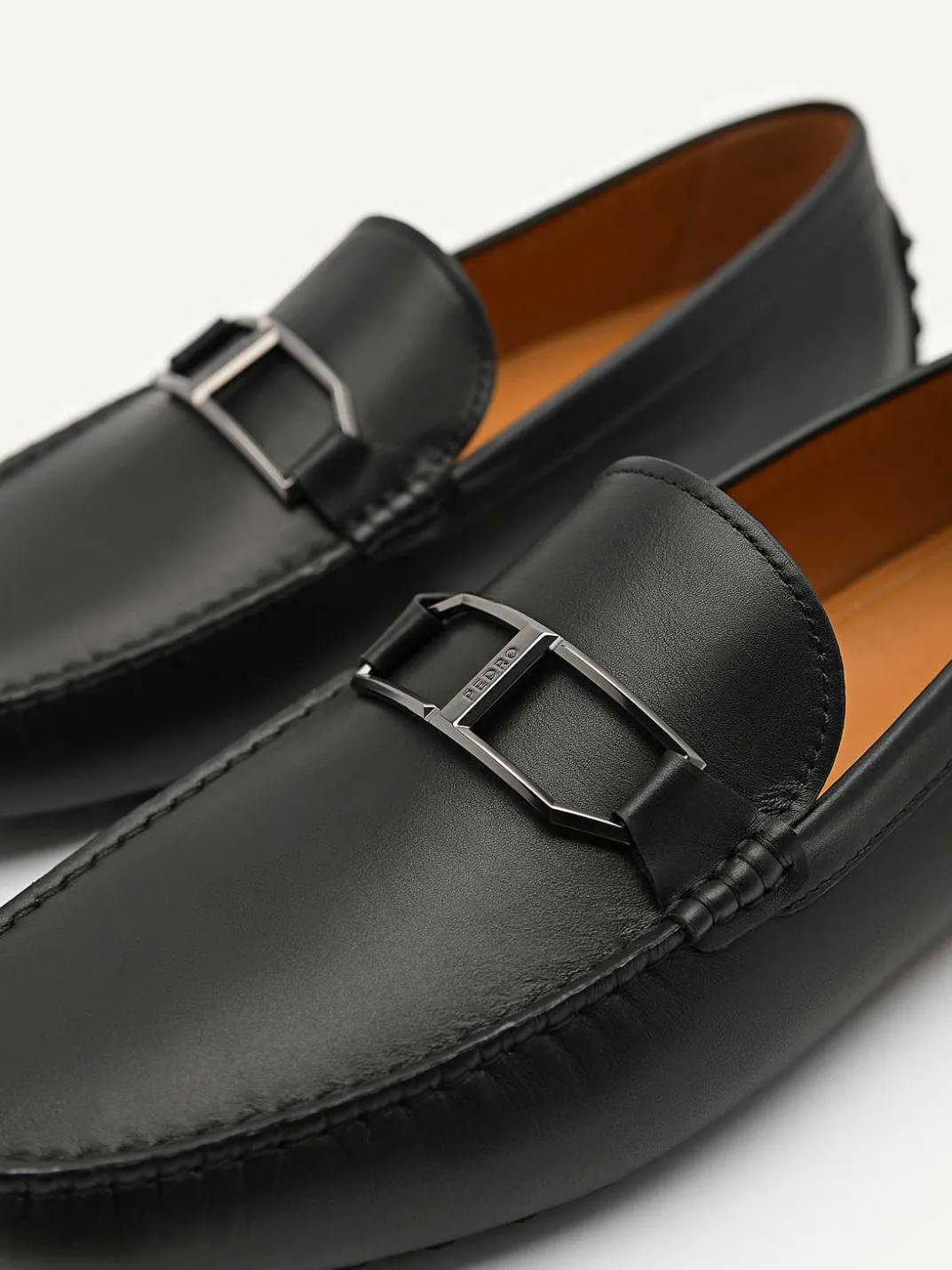 Leather Buckle Driving Shoes<PEDRO Outlet