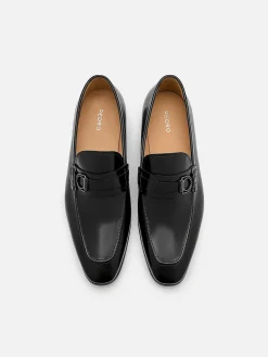 Leather Buckle Loafers<PEDRO Sale