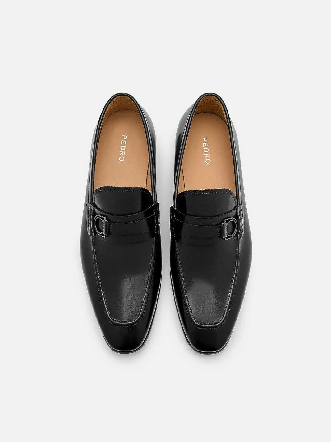 Leather Buckle Loafers<PEDRO Sale