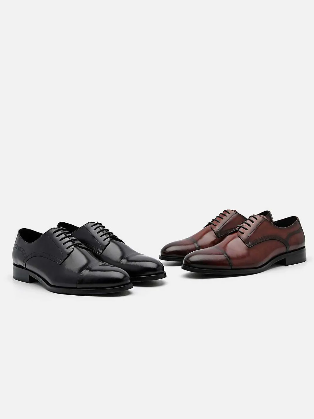 Leather Cap Toe Derby Shoes<PEDRO Discount