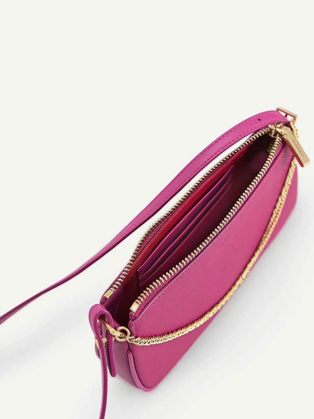Leather Chain Detailed Shoulder Bag<PEDRO Online