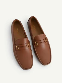 Leather Driving Shoes With Metal Bit<PEDRO Online