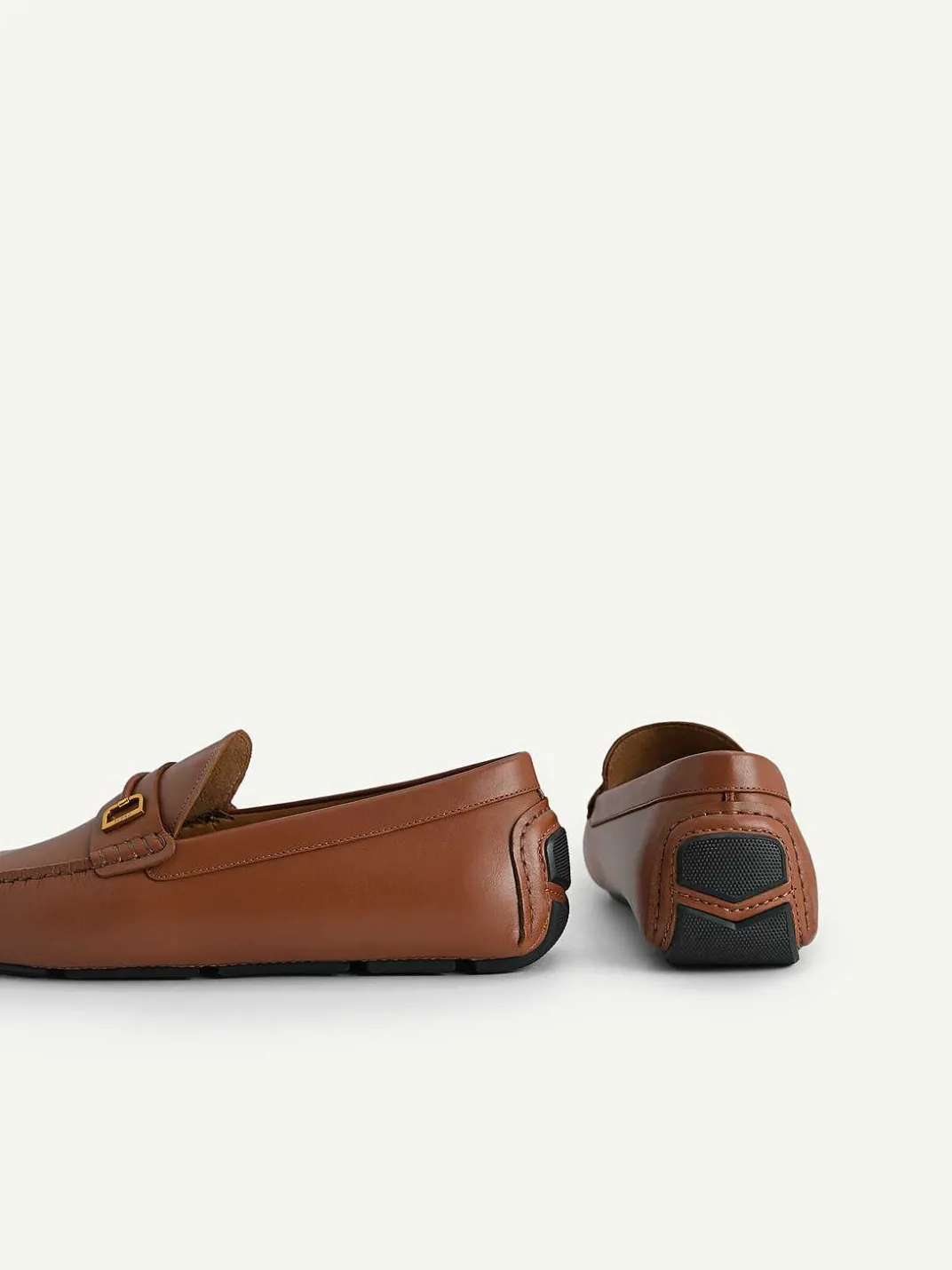 Leather Driving Shoes With Metal Bit<PEDRO Online