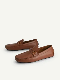 Leather Driving Shoes With Metal Bit<PEDRO Online